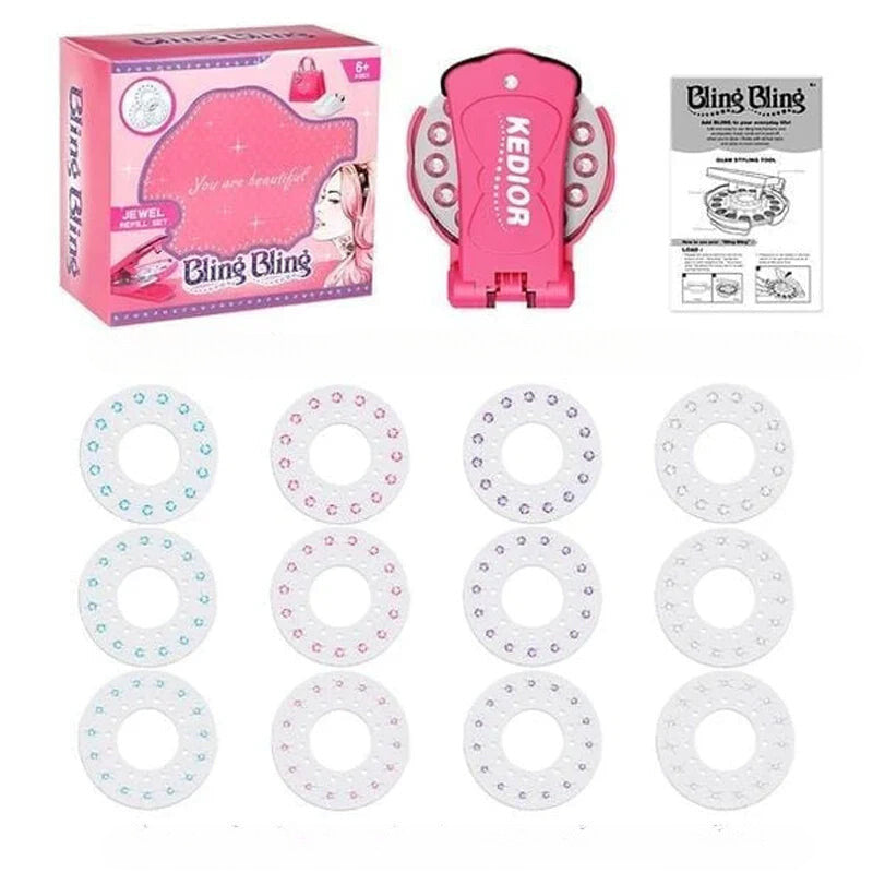 מכונת סיכות בלינגר ג'ם : קשטו את האביזרים שלכם בברק